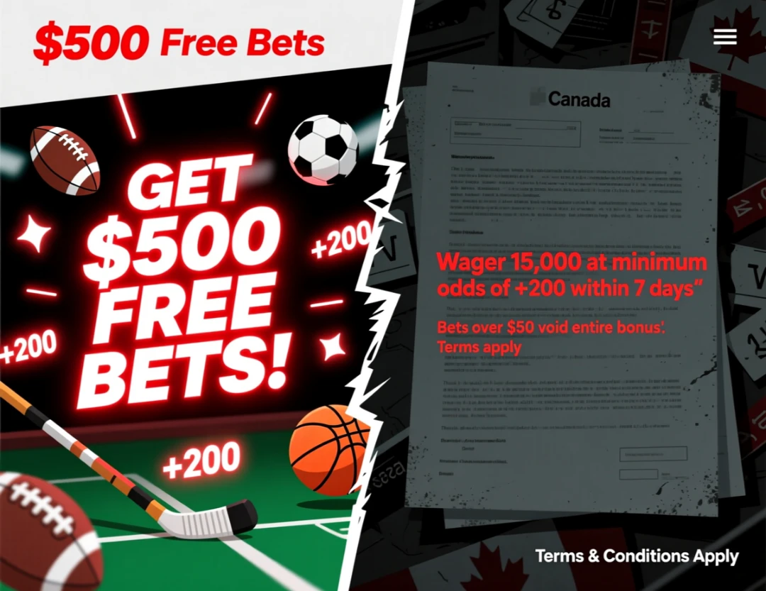 Comparison infographic showing three types of betting bonuses: bonus bets, bonus funds, and site credit