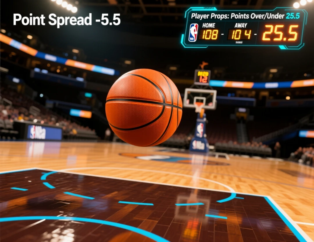 NBA basketball betting - point spreads, player props and daily betting opportunities